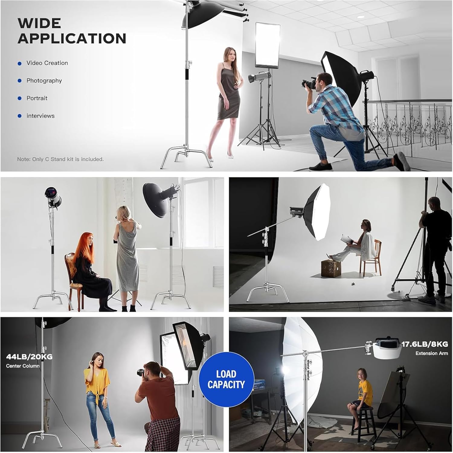 Kit de Tripié Century, Brazo y Yoyo Neewer 3.20 mts