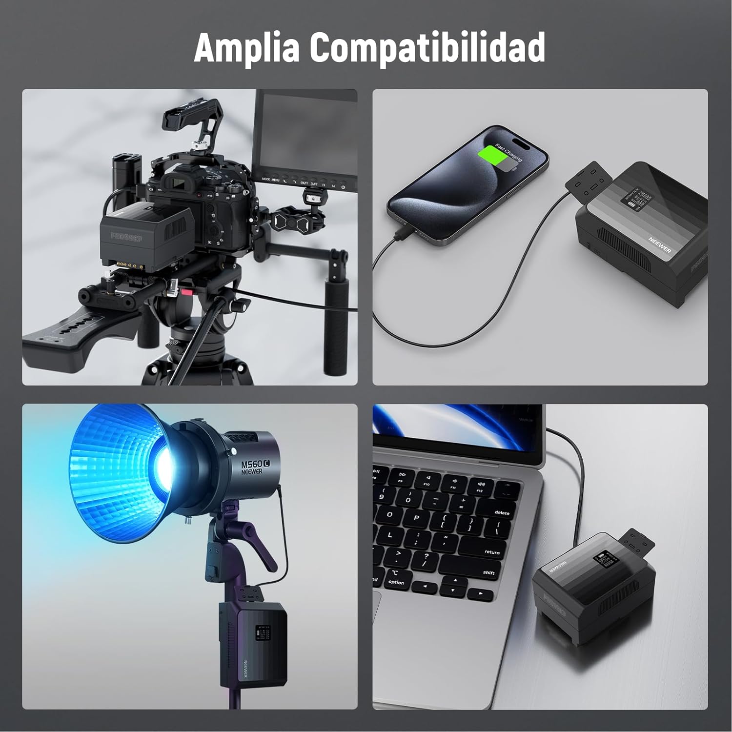 Batería Mini V-Mount Neewer PS099E