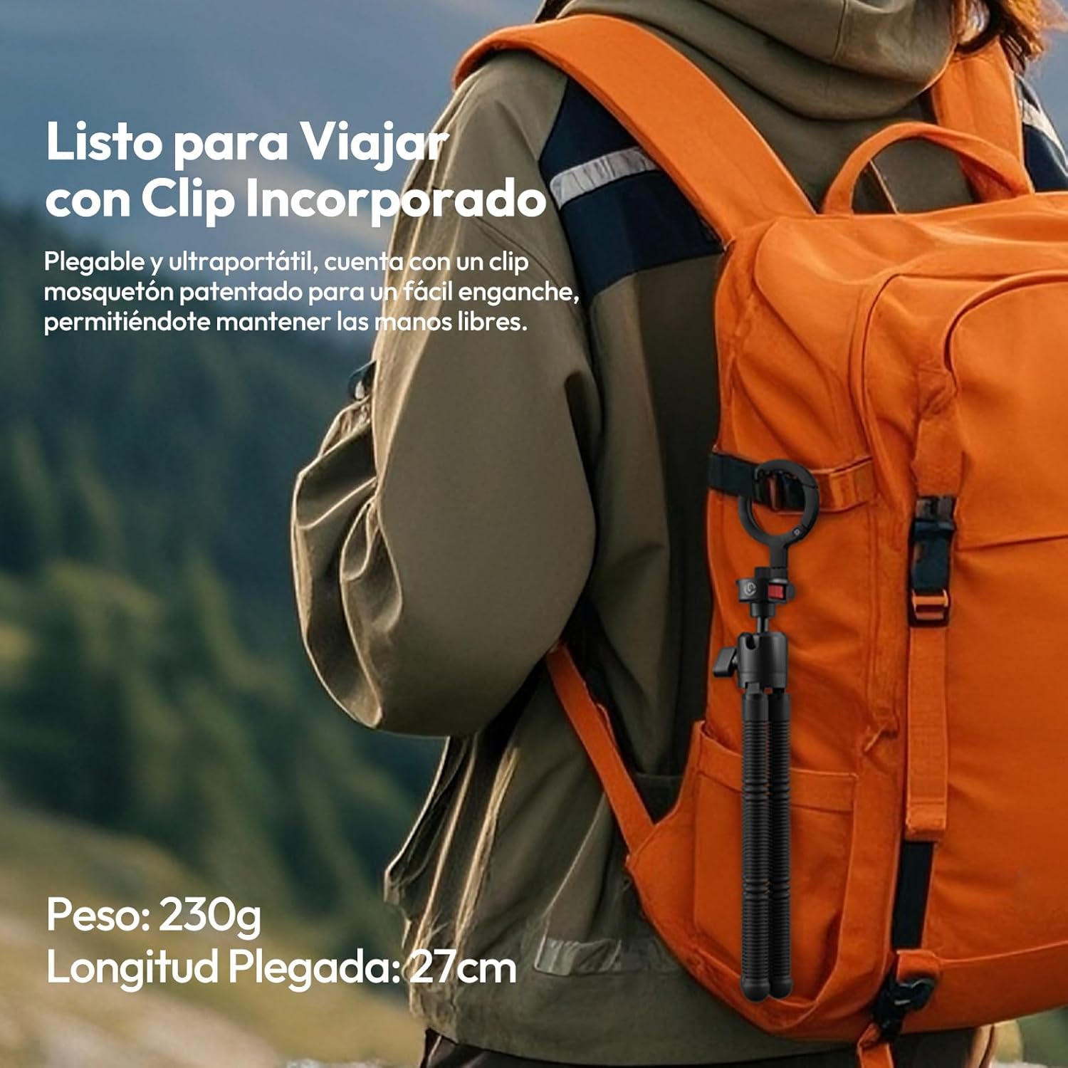 Mini Tripié Ulanzi MT30 Flexible magnético con Rosca de 1/4"