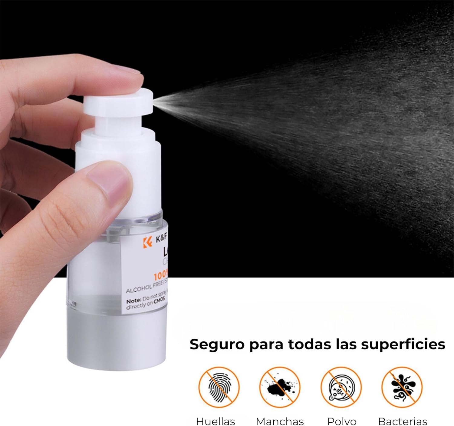 Kit de Limpieza 4 en 1 K&F Concept para Lentes y Filtros