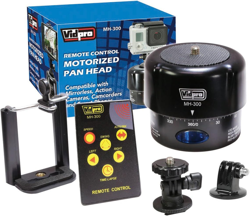 Cabeza Motorizada con Control Remoto Vidpro MH-300