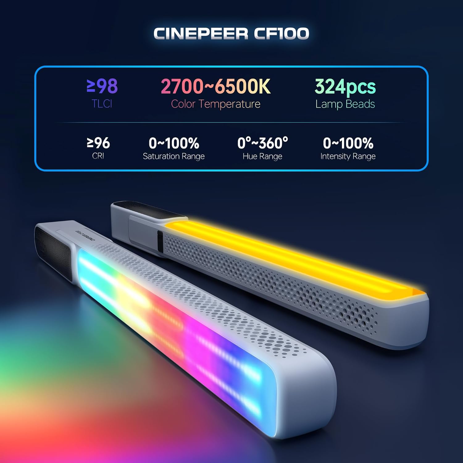 Lámpara Zhiyun Cinepeer CF100 Combo