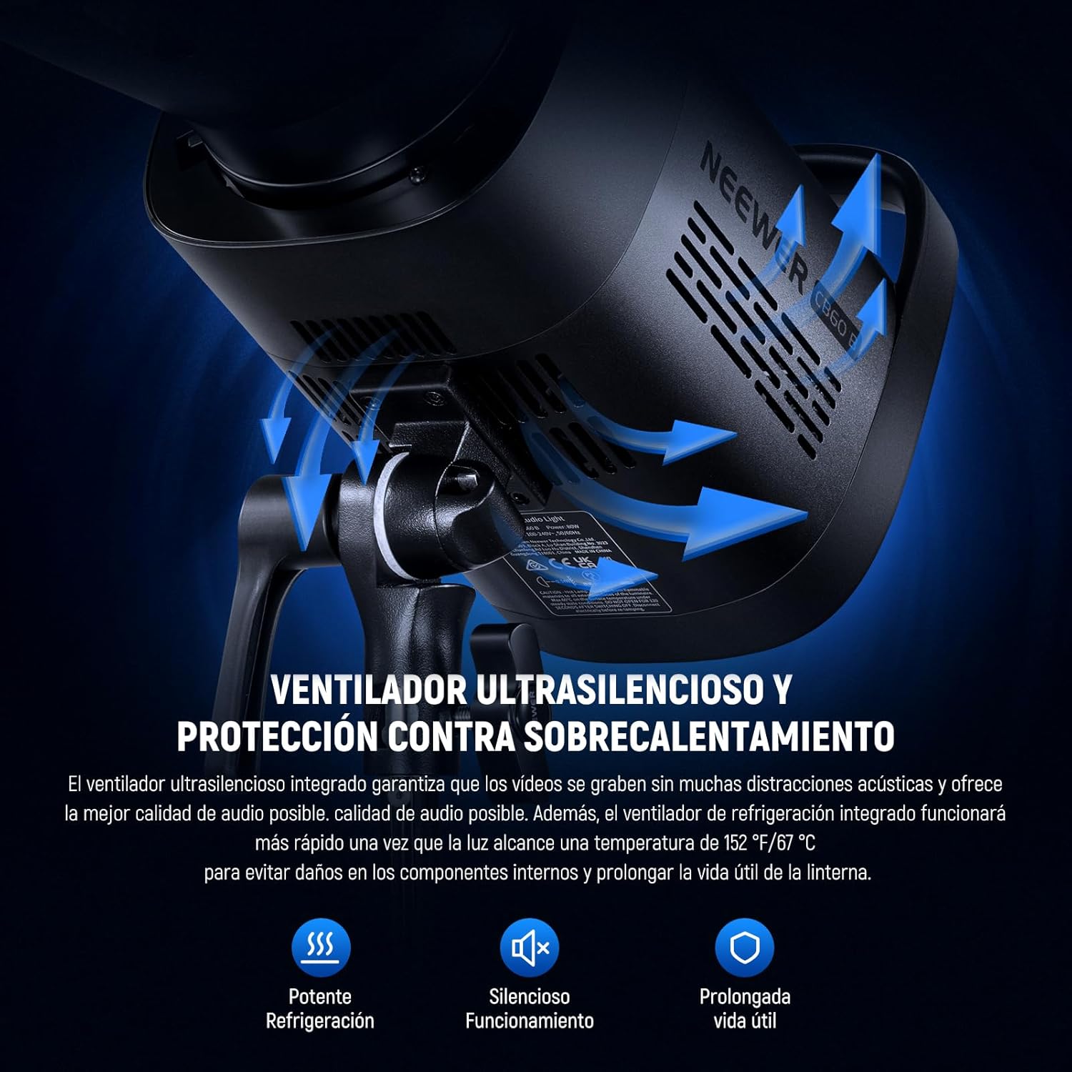 Lámpara Neewer CB60 70 watts