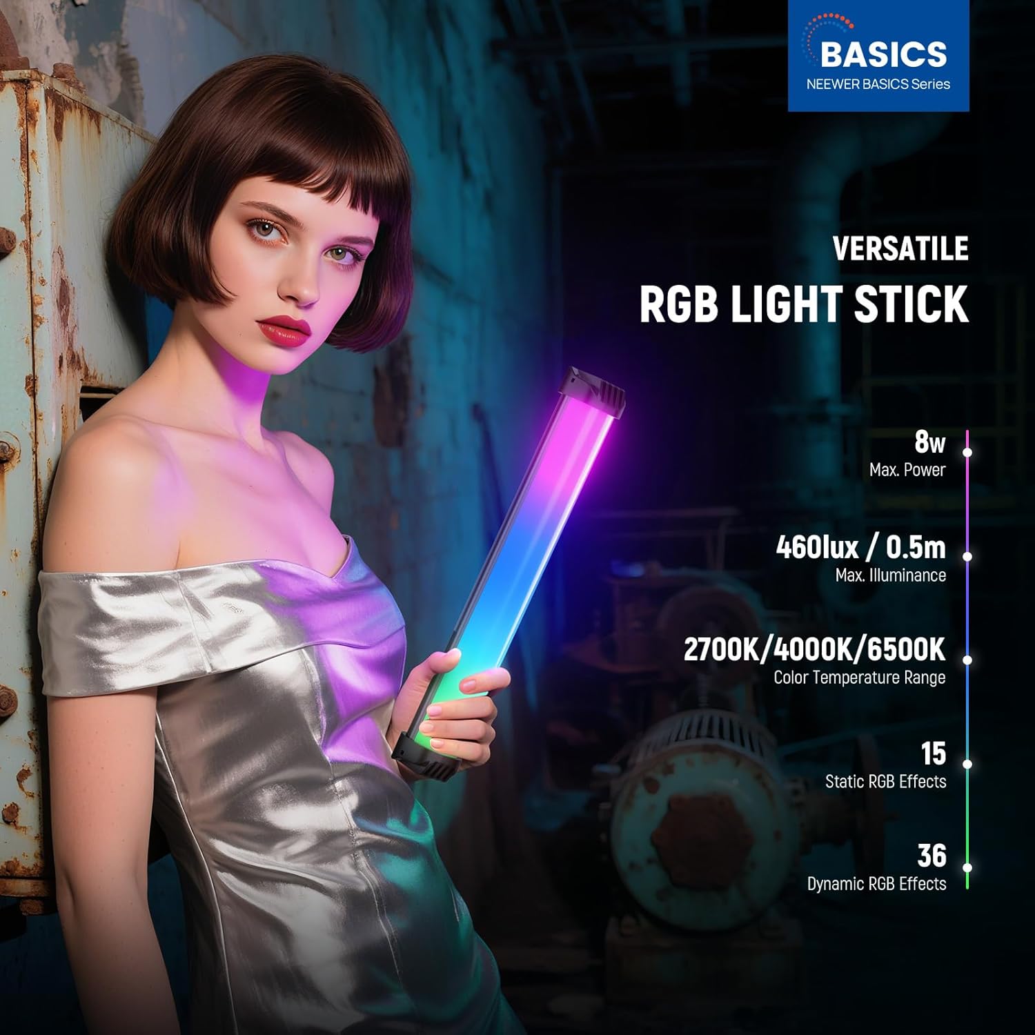 Lámpara Neewer Barra SL30 RGB Magnética