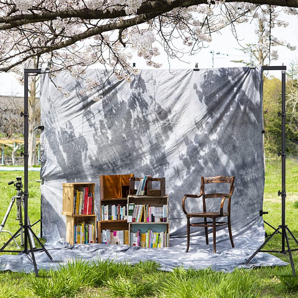 Portafondos LOWVY de 9 x 10 pies 6 pinzas 2 bolsas de arena