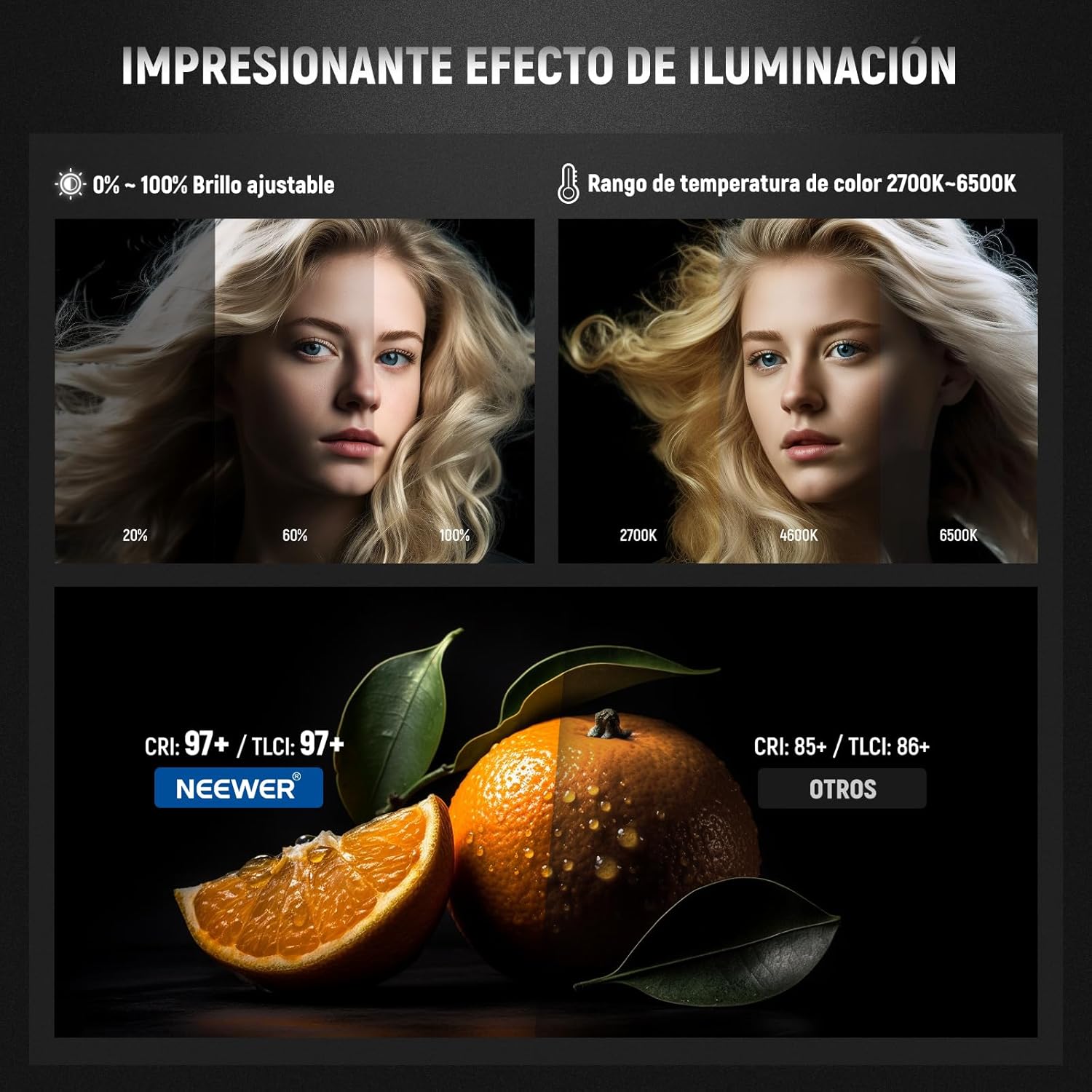 Lámpara Neewer CB60 70 watts