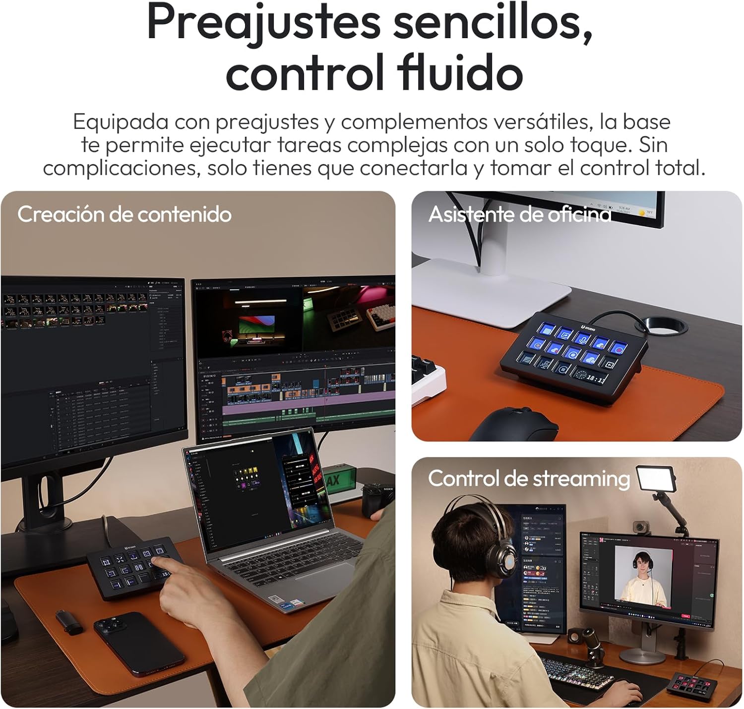 Teclado Ulanzi Stream Controller D200H