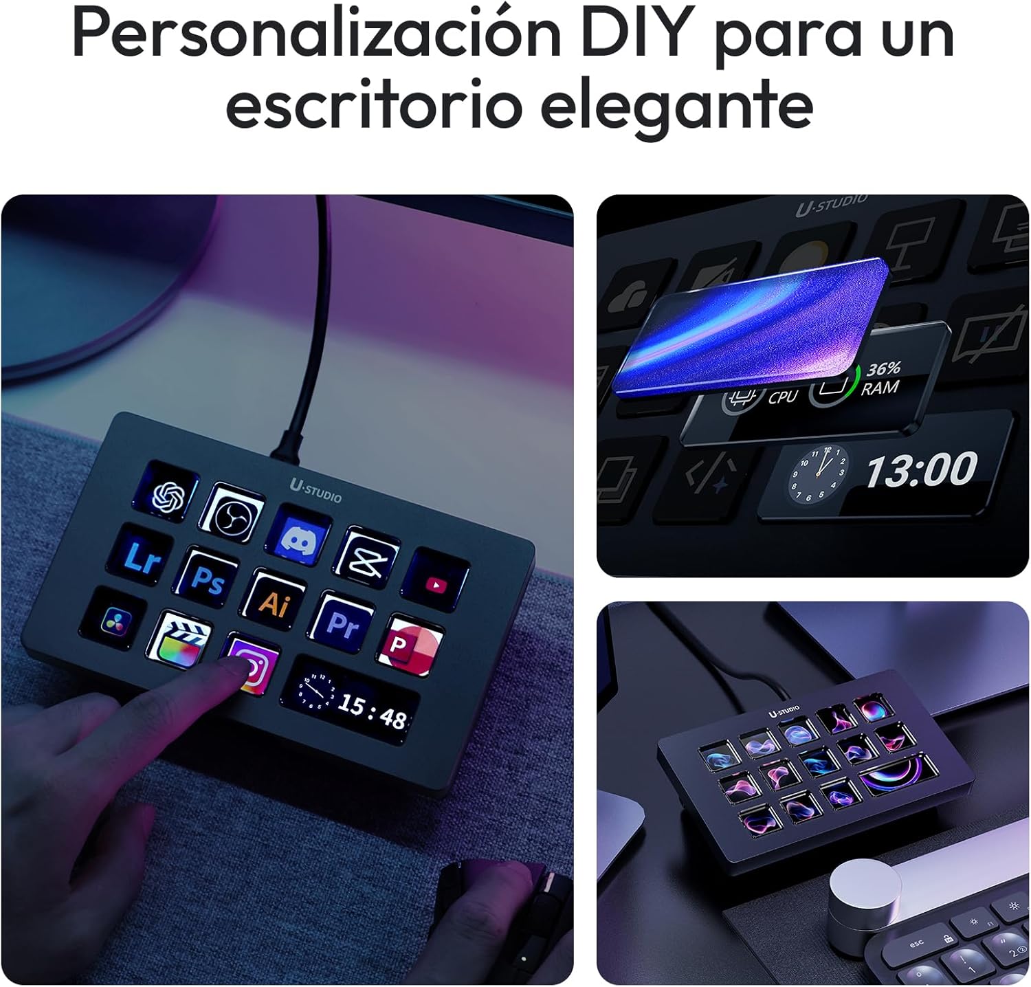 Teclado Ulanzi Stream Controller D200H