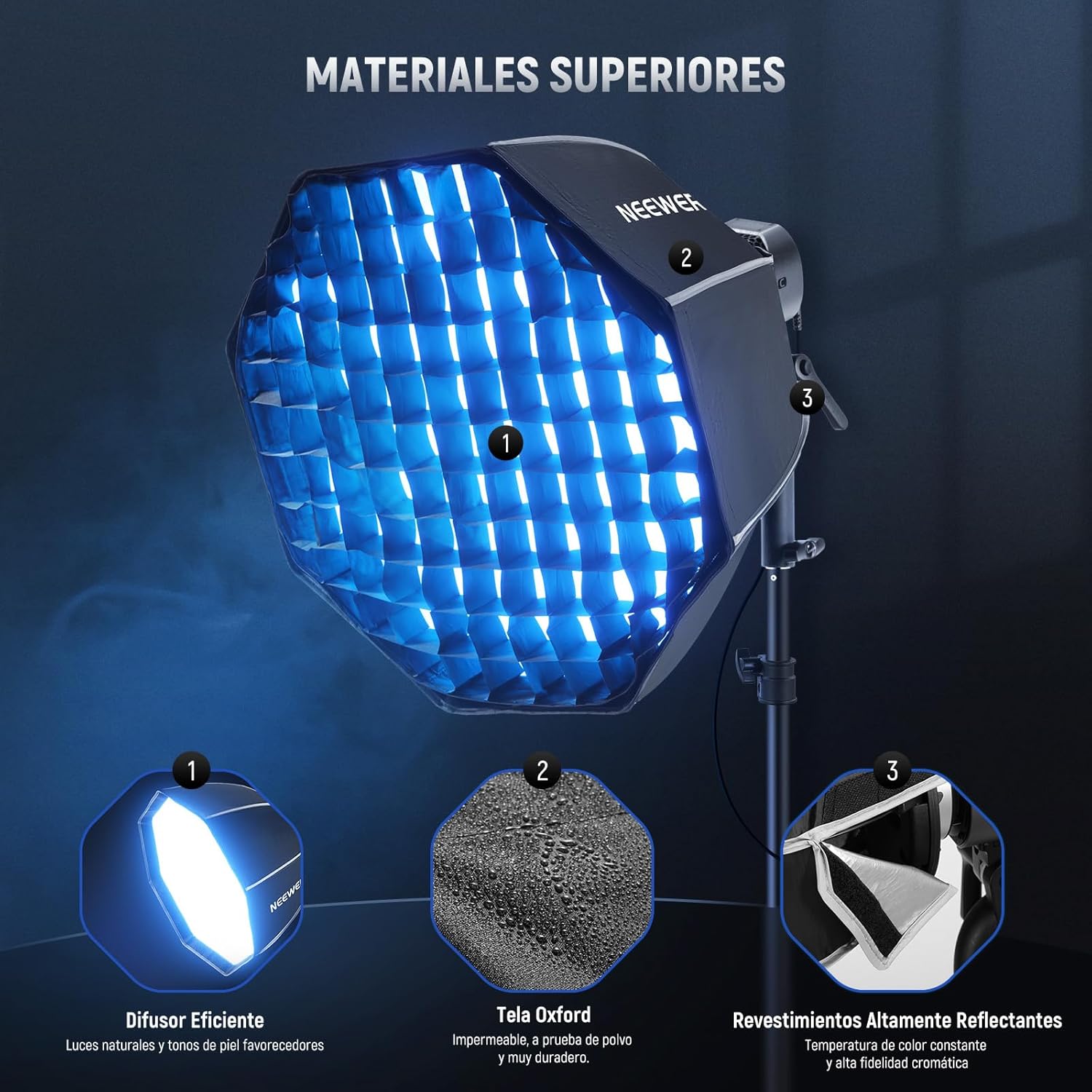 Mini Softbox Neewer Octagonal 50 cms NS4P