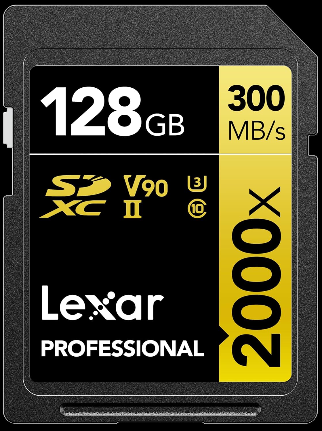 Tarjeta Lexar Professional SDXC de 128GB 300MB/s 2000x