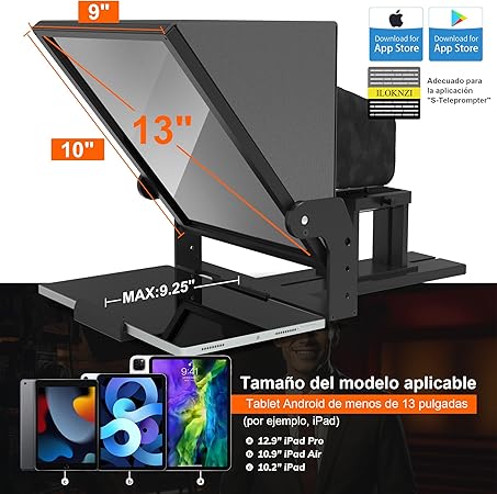 Teleprompter Iloknzi 13"