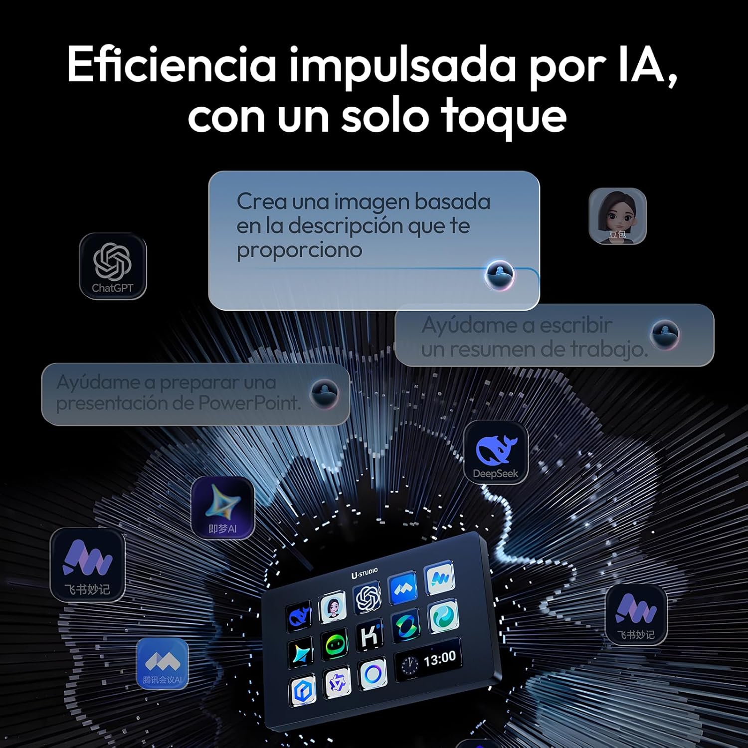 Teclado Ulanzi Stream Controller D200H