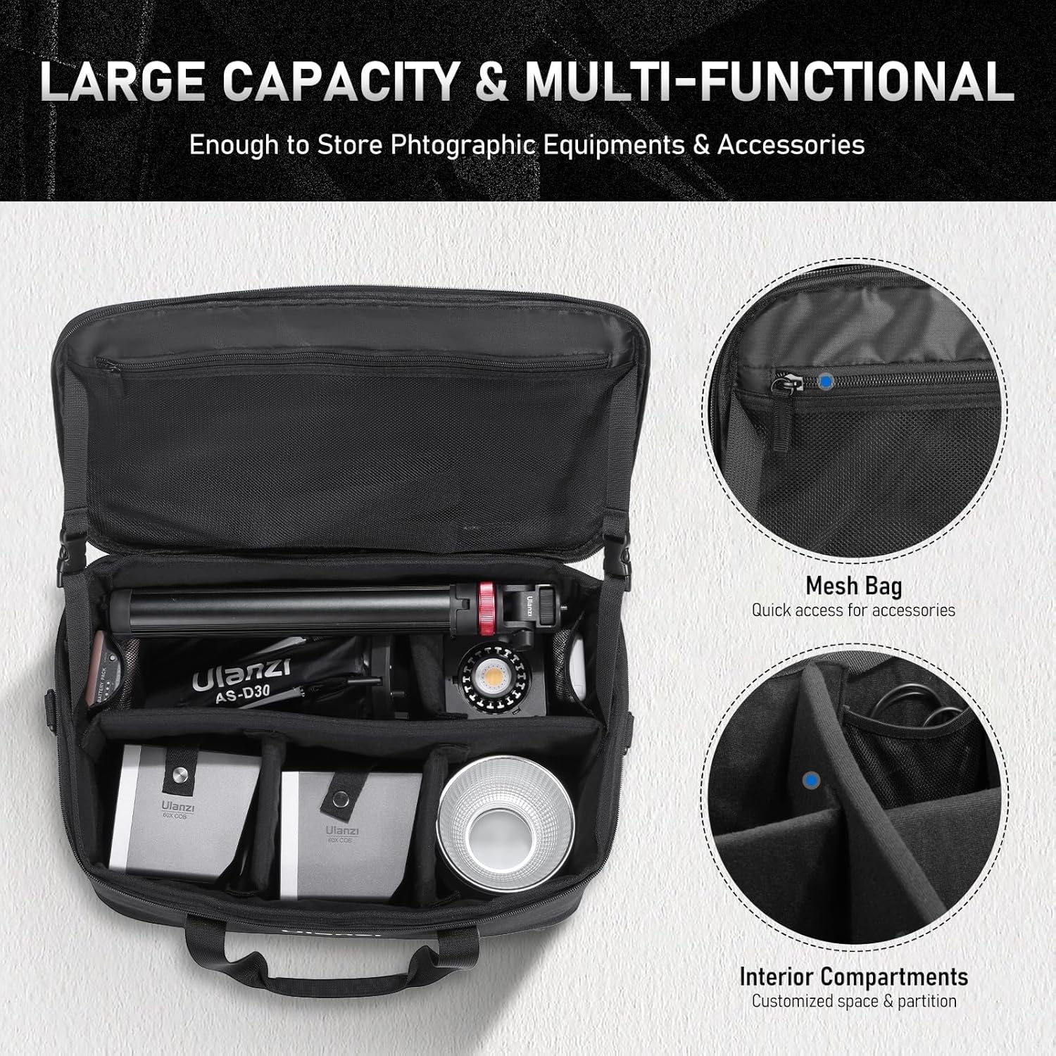 Estuche para iluminación Ulanzi OM-01