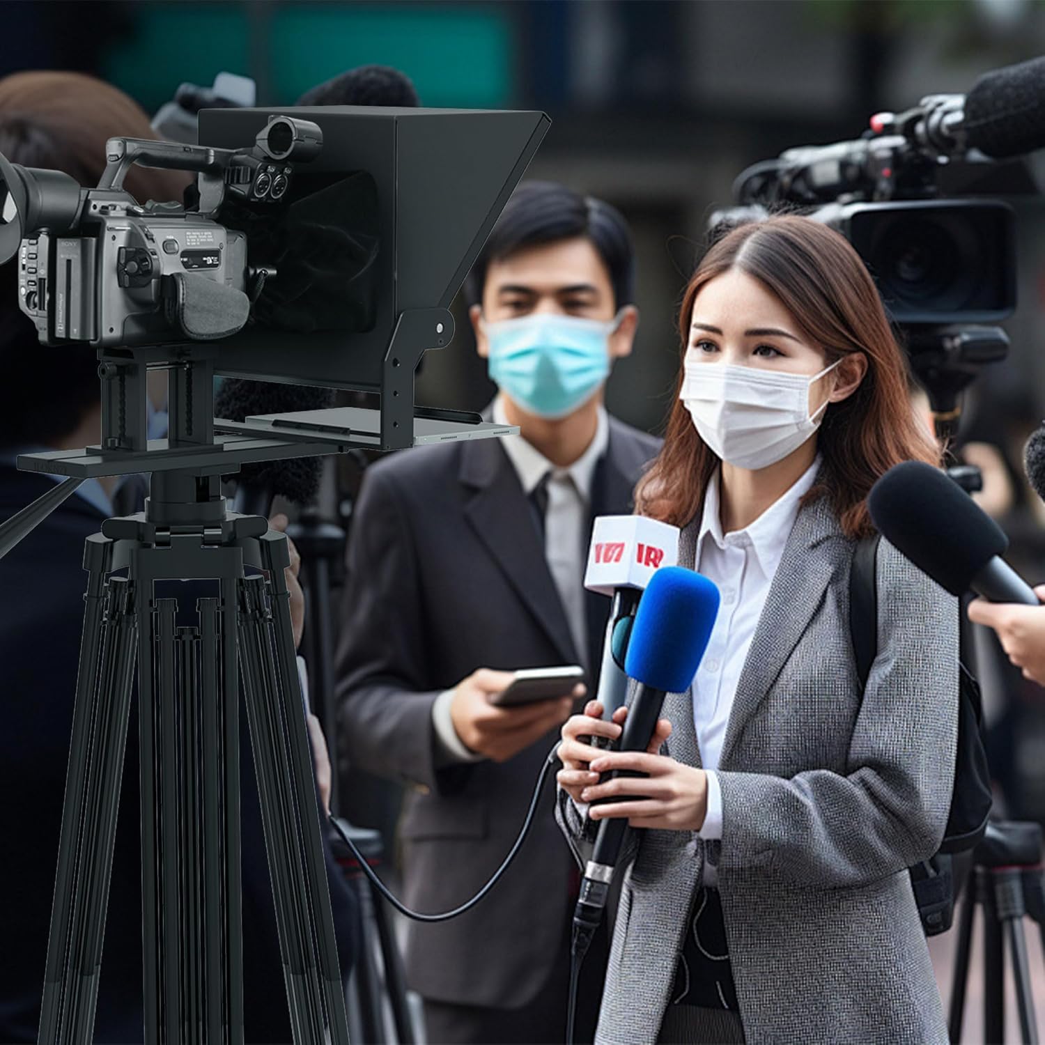 Teleprompter Iloknzi 16"