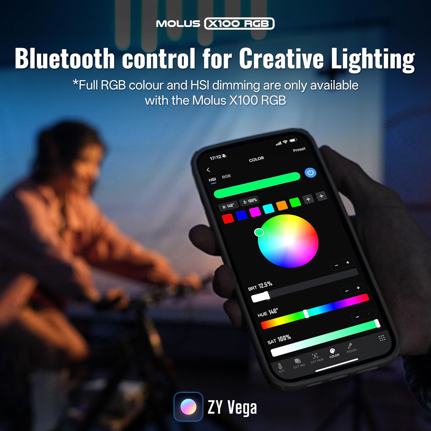 Lámpara Zhiyun Molus X100 RGB PRO