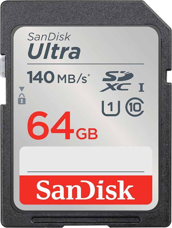 Tarjeta SanDisk Ultra SDXC de 64GB 140MB/s