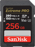 Tarjeta SanDisk Extreme PRO SDXC de 256GB 280MB/s