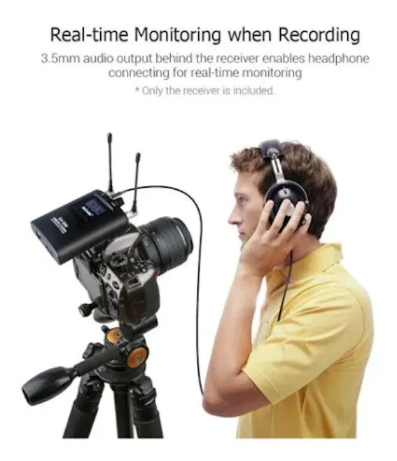 Kit 2 Micros Mano Inalámbricos Acemic DV-500 H+H