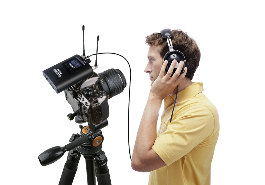 Kit Micrófonos Combo Inalámbrico Acemic DV-500 H+L (1 Lavalier y 1 mano)