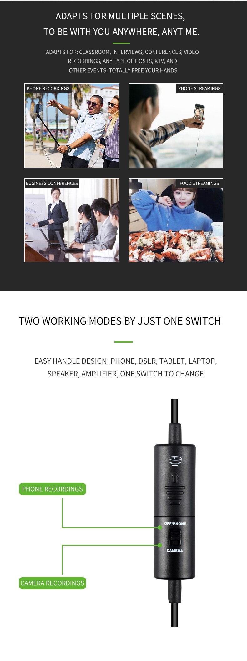 Micrófono Lavalier Dual Acemic Evo Lav.Mic EM2