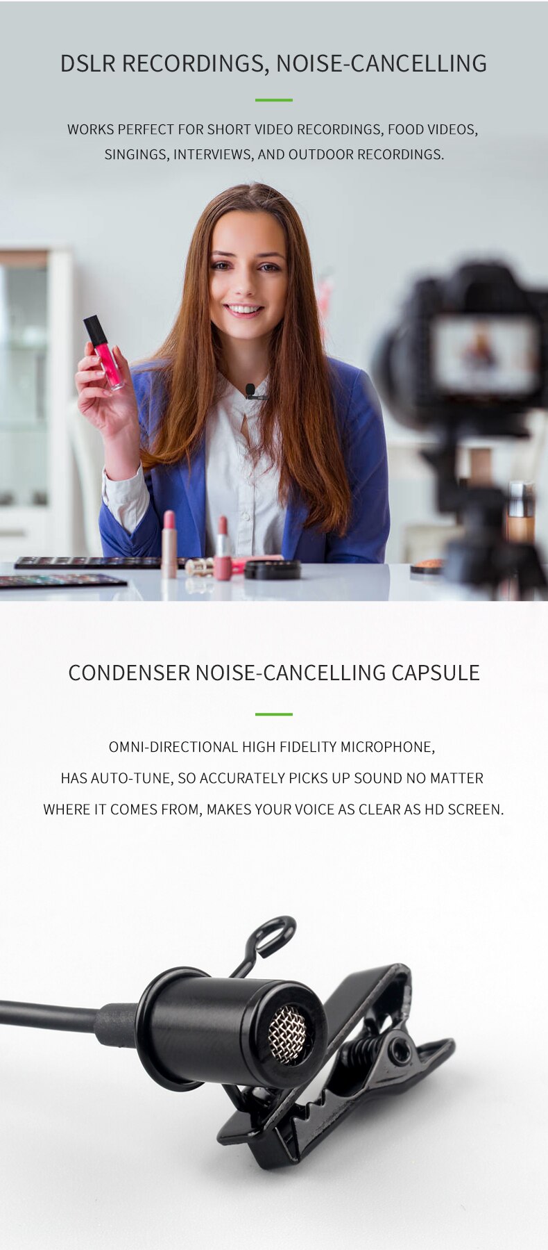 Micrófono Lavalier Dual Acemic Evo Lav.Mic EM2