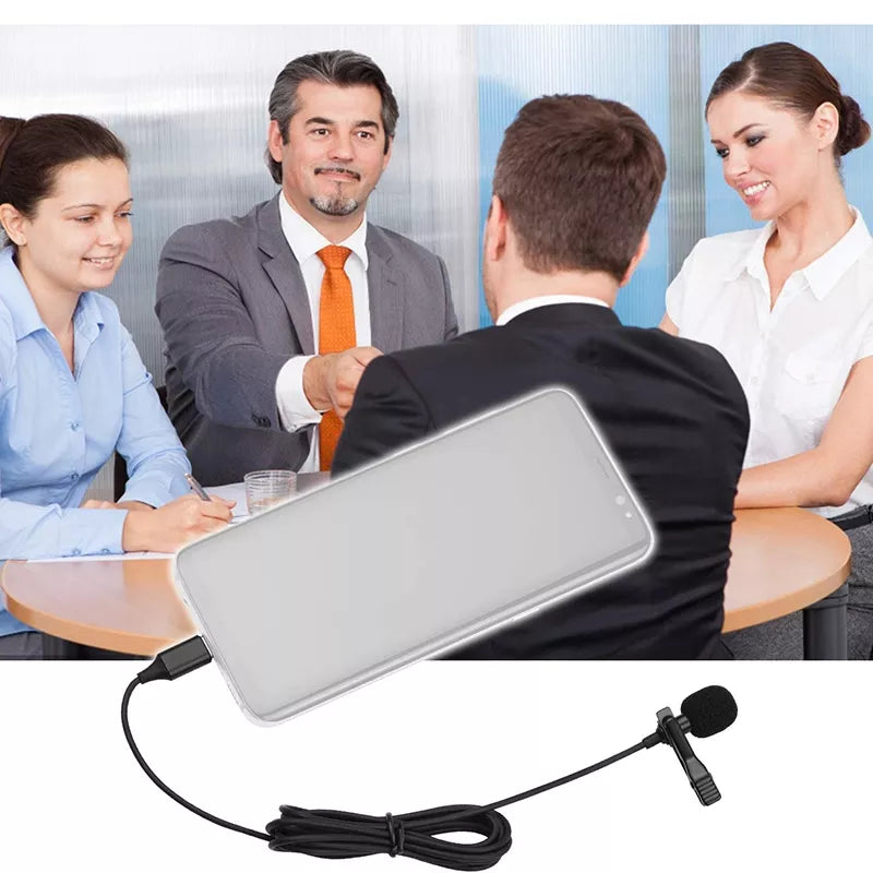 Micrófono Lavalier Acemic Lav.Mic M1-B USB Type-C