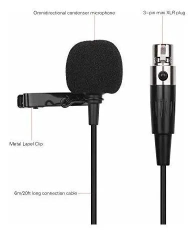Micrófono Lavalier Acemic XLR Lav.Mic XM1
