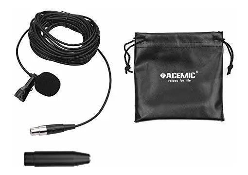 Micrófono Lavalier Acemic XLR Lav.Mic XM1