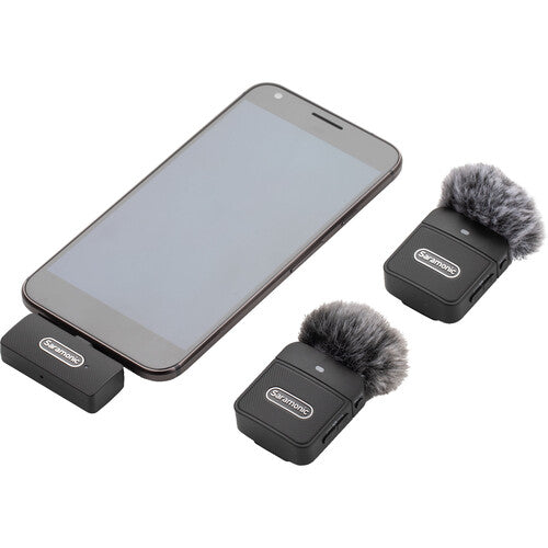 Micrófono Lavalier Dual Saramonic Blink100 B6 USB Type-C