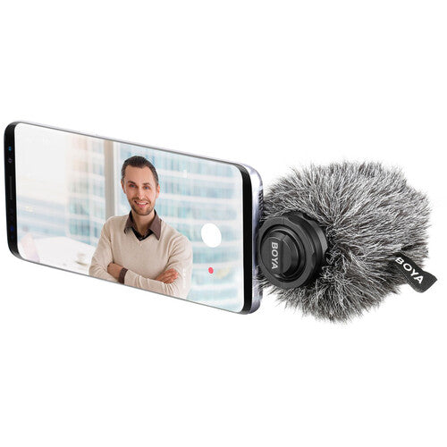 Micrófono Shotgun Boya BY-DM100 USB Tipo-C para Android