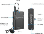 Micrófono Lavalier Boya BY-WM4 PRO-K5 Tipo-C