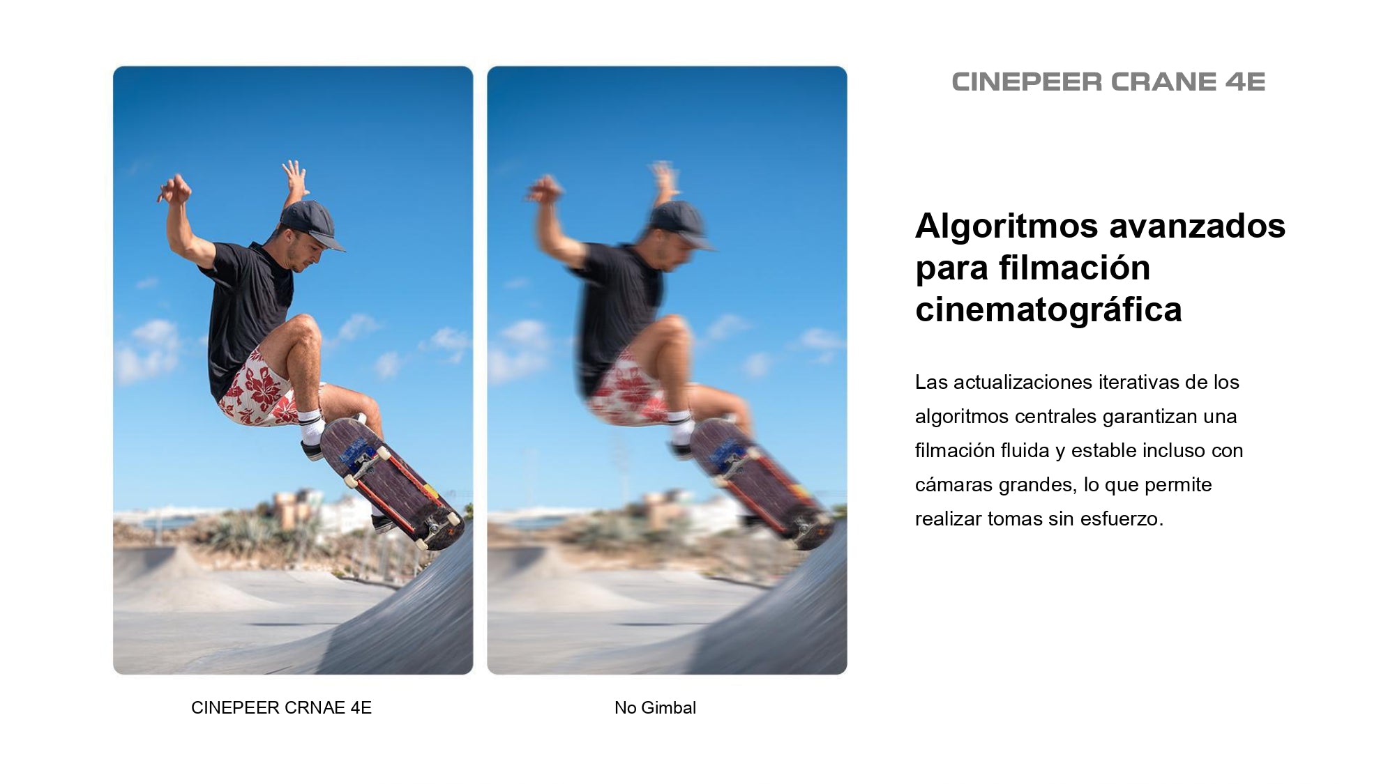 Estabilizador Zhiyun Cinepeer Crane 4E