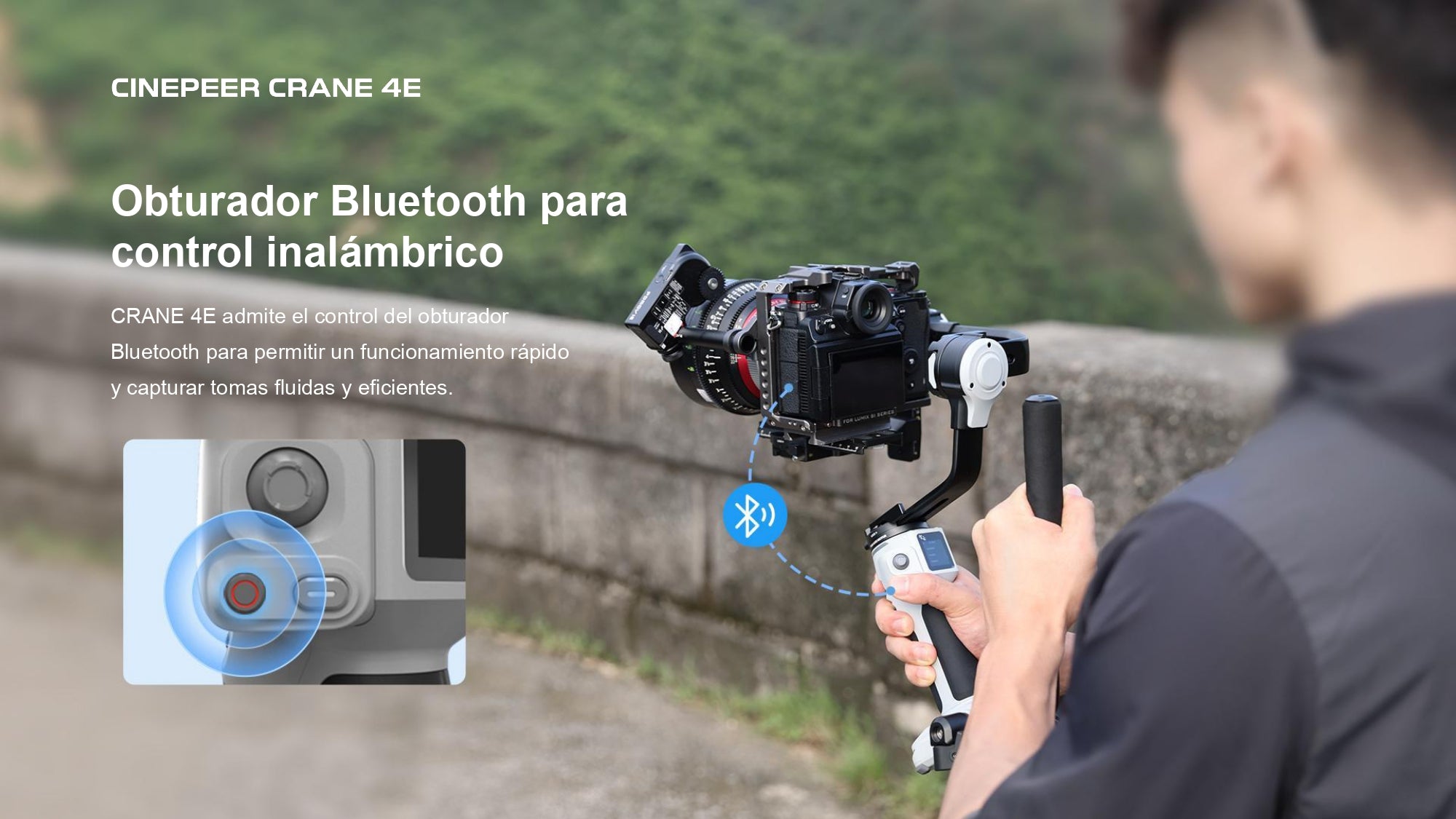 Estabilizador Zhiyun Cinepeer Crane 4E