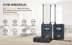 Kit Dual Lavalier inalámbrico Comica CVM-WM200(A)