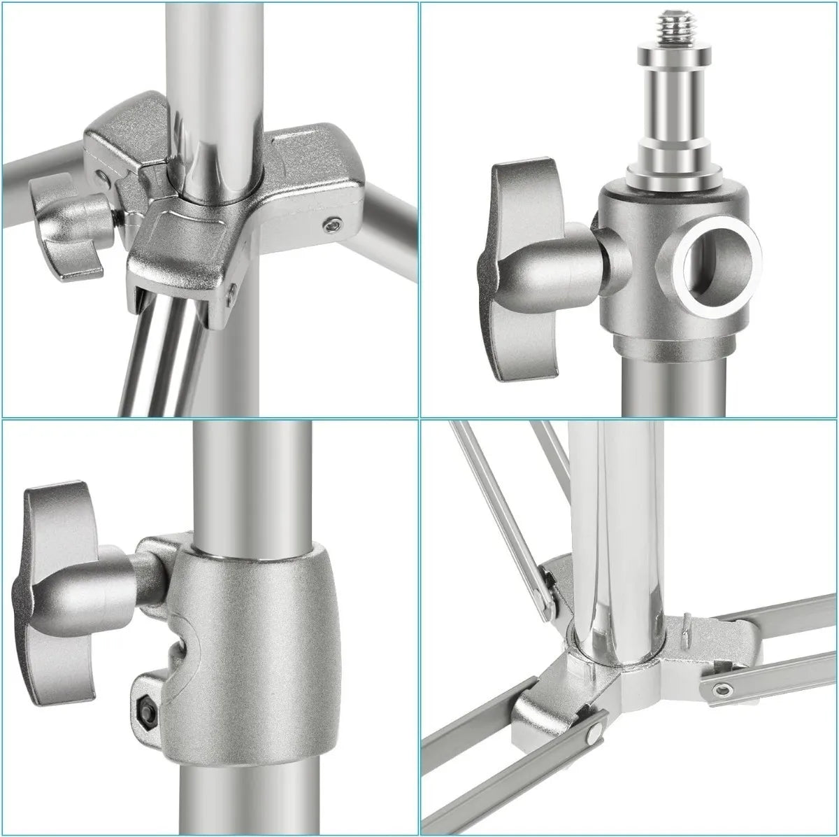 Pedestal para Lámpara Neewer de 2.20mts Plateado