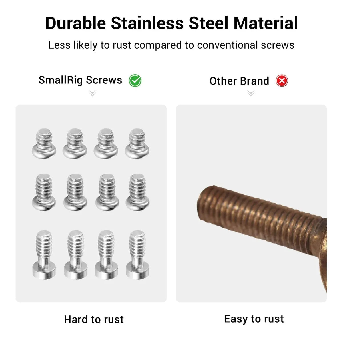 Kit SmallRig de Tornillos Hexagonal 12pcs 1/4 (1713)