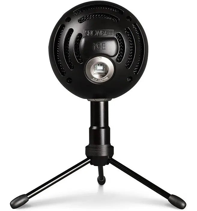Kit Micrófono Condensador Blue Snowball ICE USB con audífonos y filtro antipop