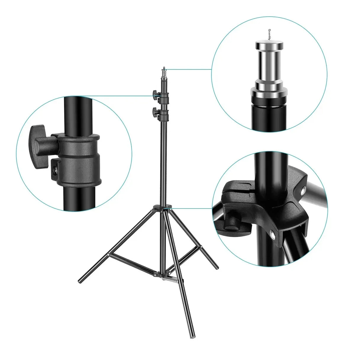 Pedestal para Lámpara Neewer de 2m Negro