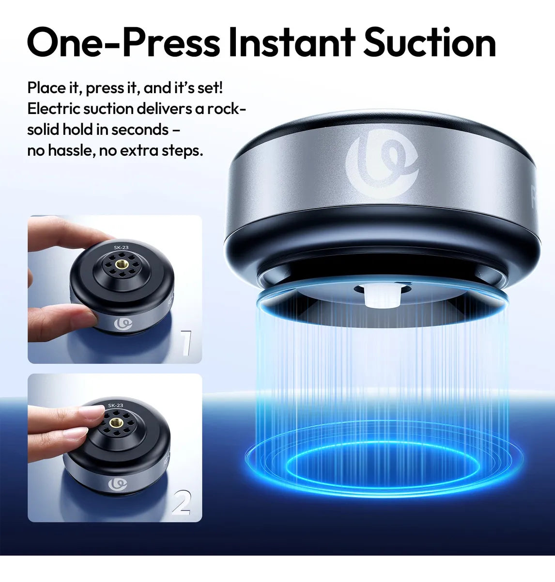 Base de Succión Eléctrica Ulanzi SK-23 (M085)