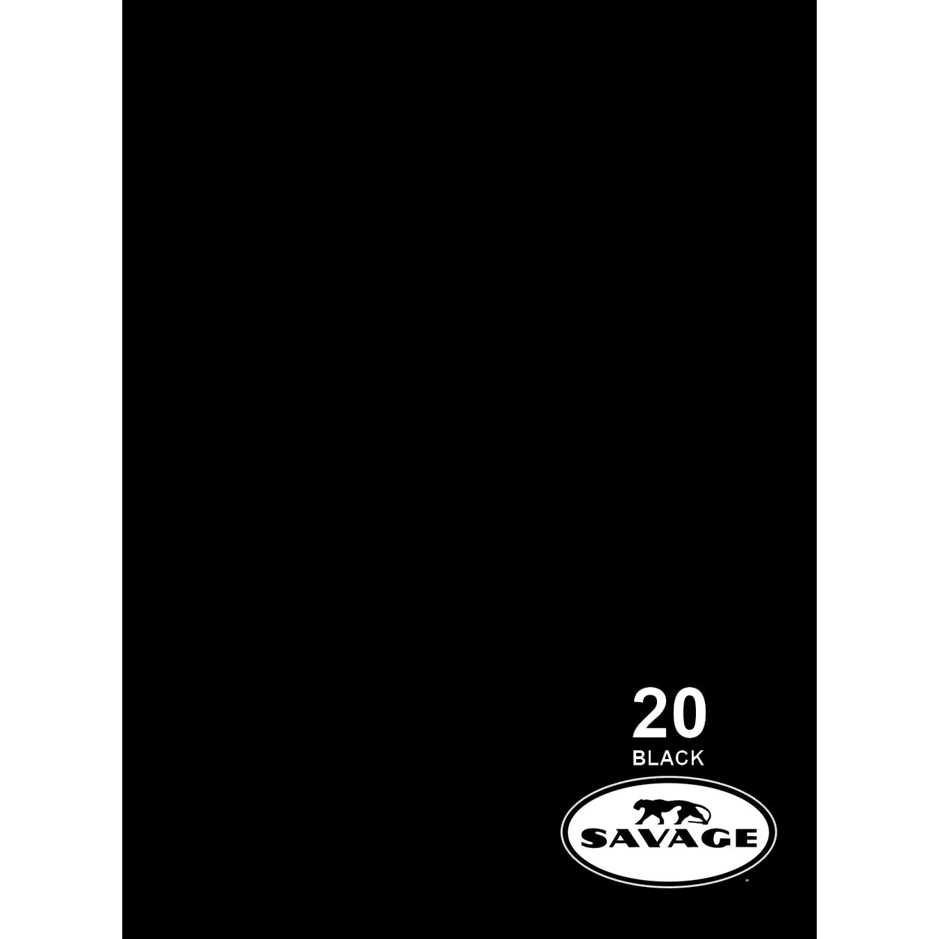 Fondo de Papel Savage Negro 1.35 mtsx11 mts