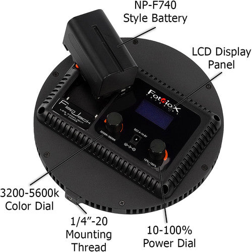 Lámpara Fotodiox C-200R