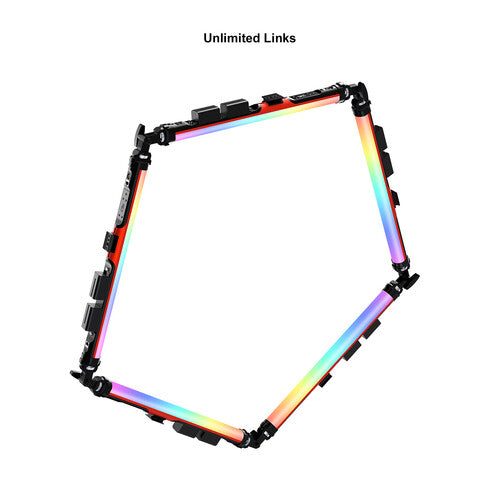 Lampara LED RGB bicolor GVM BD25R (24")