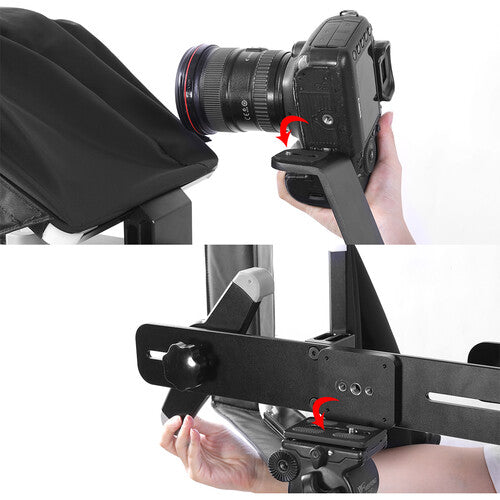 Teleprompter GVM TQ-M para Tablet y Smartphone (con control y App)