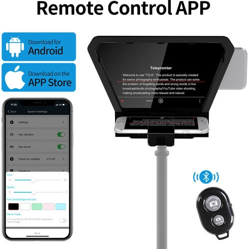 Teleprompter GVM TQ-S para teléfonos inteligentes