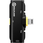 Micrófono Lavalier Dual Hollyland Lark C1 Lightning para iOS