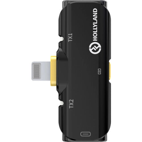 Micrófono Lavalier Dual Hollyland Lark C1 Lightning para iOS