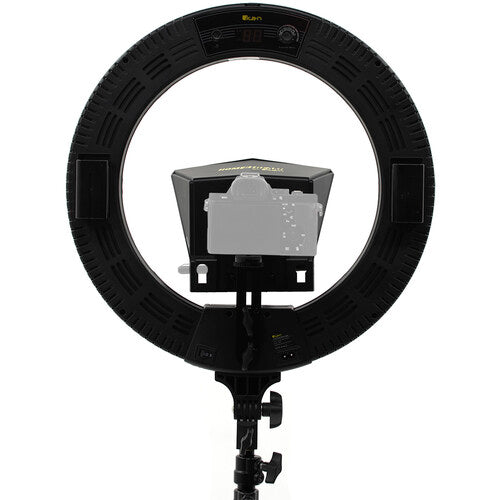 Teleprompter con Aro de Luz de 18" Ikan HomeStream HS-Prompter-RL
