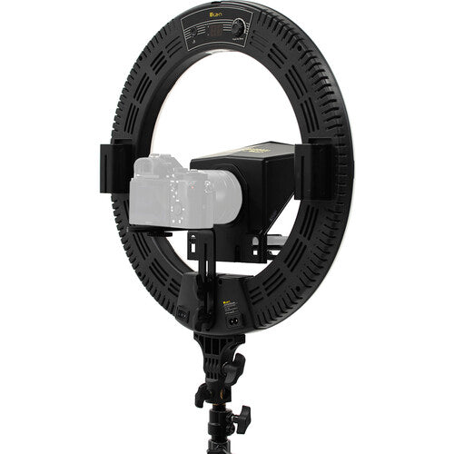 Teleprompter con Aro de Luz de 18" Ikan HomeStream HS-Prompter-RL