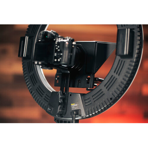 Teleprompter con Aro de Luz de 18" Ikan HomeStream HS-Prompter-RL