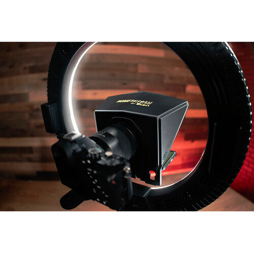 Teleprompter con Aro de Luz de 18" Ikan HomeStream HS-Prompter-RL